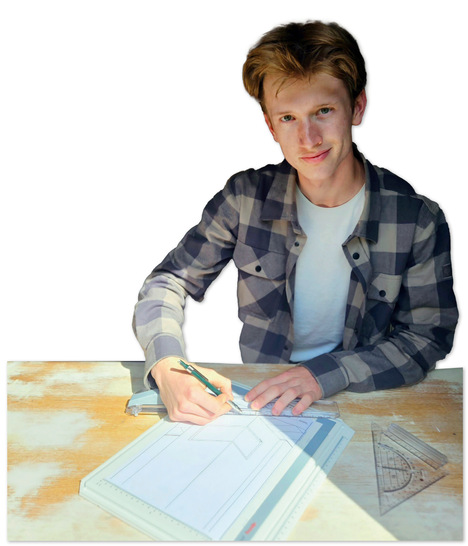 Bens Tipp für zufriedene Azubis: Lasst sie nicht nur Handlanger­tätigkeiten machen, sondern bindet sie früh ins gesamte Tätigkeits­spektrum ein – bis hin zur kreativen Entwurfsarbeit.