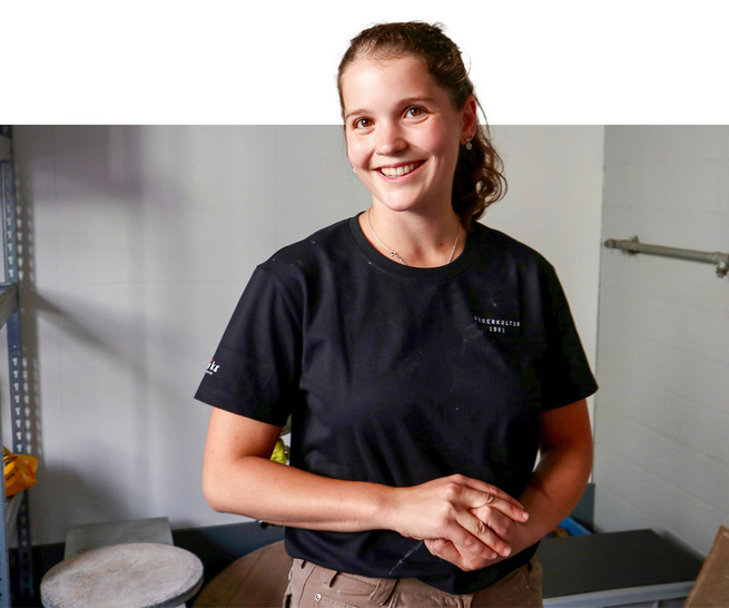 Ester Nagy ist die jüngste selbstständige Ofenbauerin in der Schweiz.