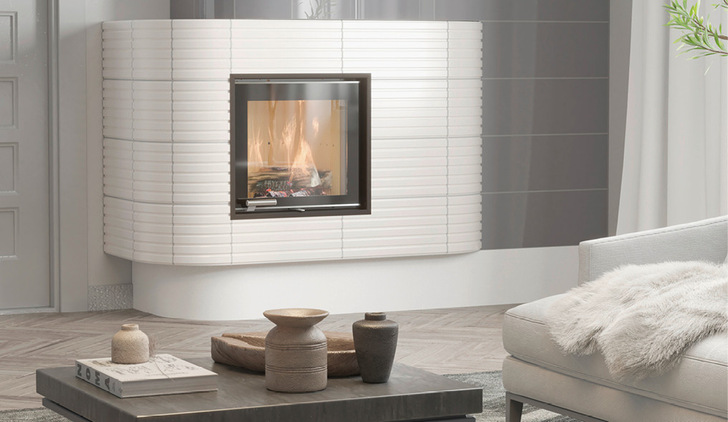 Proline in creme und in Kombination mit grauen Kacheln.