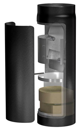 Zwei in eins: Schräder Abgastechnologie stellt den   „Future-Draft-Kat“ vor, die Kombination von automatischem Zugbegrenzer und Katalysatoreinheit.