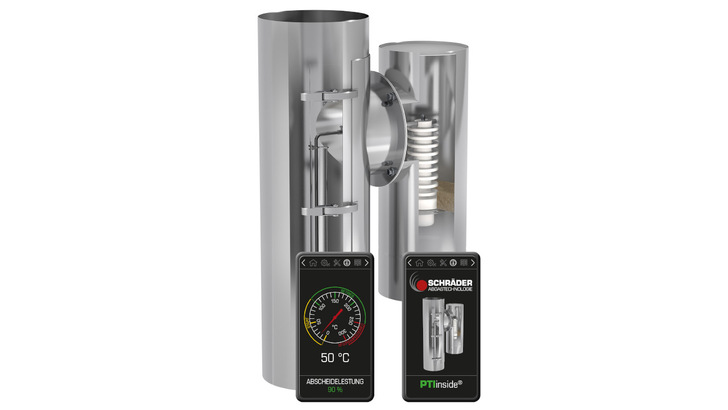 Der Schräder PTInside wird durch die neue WLAN-Steuerung besonders effizient und nutzerfreundlich.