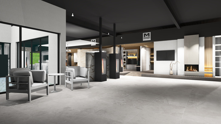 Der Showroom in Düren wurde von Grund auf neu gestaltet.