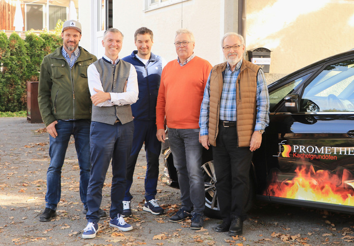 Das Prometheus-Team steht für handwerkliche Qualität beim Bau von Speicheröfen.