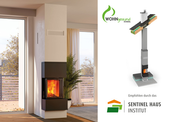 Sentinel Haus Institut empfiehlt Schiedel Kingfire.
