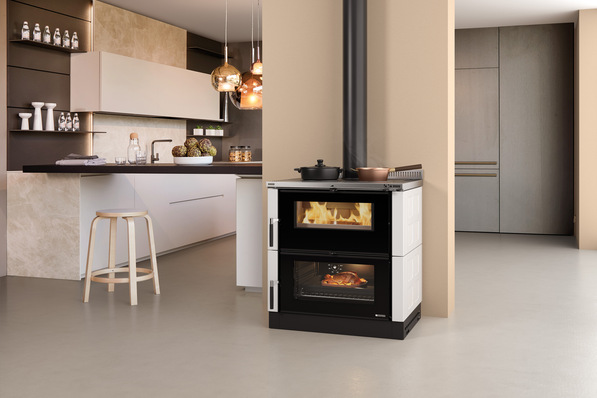 Verona XXL:  Nennwärmeleistung 7 kW, Heizungsvermögen 200 m³.