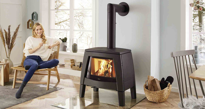 Der coole Kaminofen interpretiert Gußeisen neu.