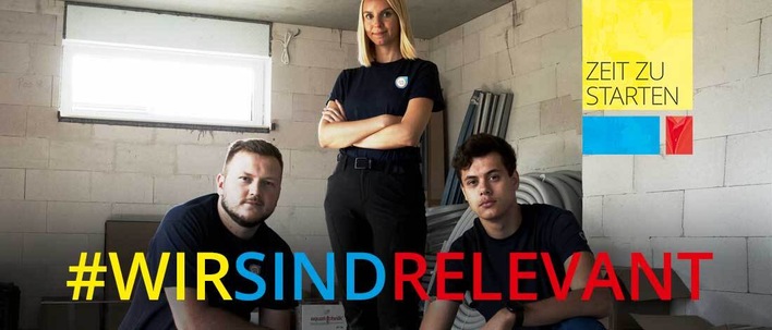 #WirSindRelevant – die neue Imagekampagne der Nachwuchsinitiative ZEIT ZU STARTEN