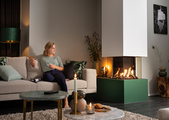 Gaskamine sind ideal für urbanes und modernes Wohnen .