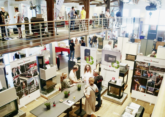 Trotz herrlichsten Sommerwetters herrschte am Messetag geschäftiges Treiben in der Messehalle.