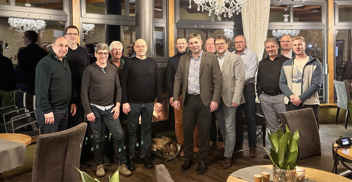  Die Teilnehmer der Bufa-Sitzung in Malchow.