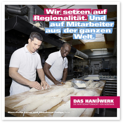  Plakat Imagekampagne auf der IHM