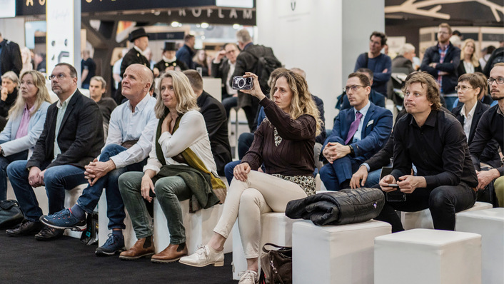Der Fireplace-Hub bietet während der Messe täglich informative Programmpunkte.