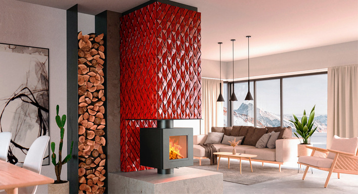 Trends erkennen und umsetzen, das hat sich Kaufmann Keramik schon vor Jahren zur Aufgabe gemacht. Dabei kommt dann zum Beispiel die ­Rauteblau-Keramik in Rot heraus.