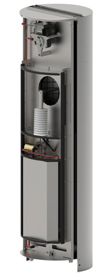 Schnitt durch den Partikelabscheider.