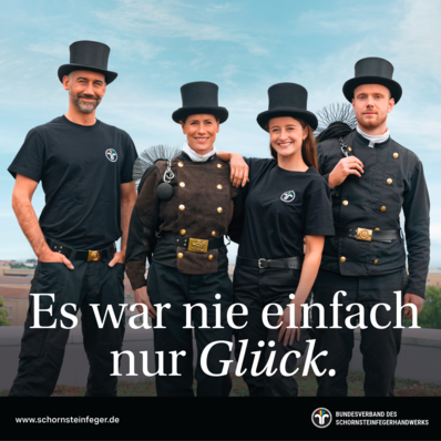 Die neue Kampagne des Schornsteinfegerhandwerks.