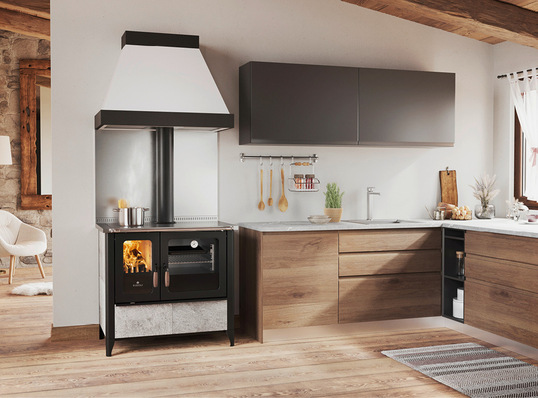 Herd „N94“ ist in den Varianten Stahl, Keramik und Naturstein erhältlich.