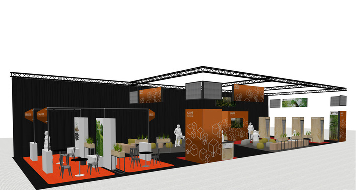 Eine Themeninsel im Wood-Energy-Areal.