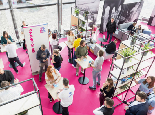 Beim Speed-Dating auf Zukunft Handwerk werden schnell und ­einfach neue Branchenkontakte geknüpft.