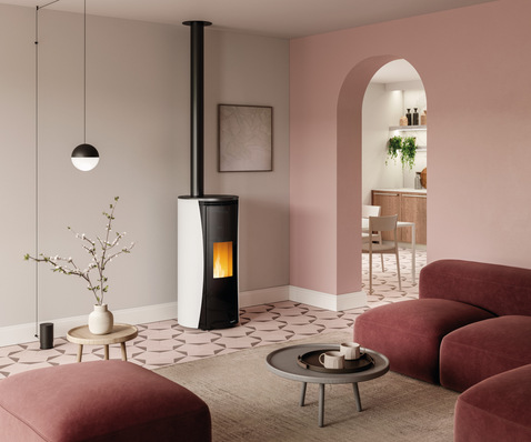 Vivì erreicht die höchste Umweltleistung und sorgt für eine effiziente und umweltfreundliche Heizung.