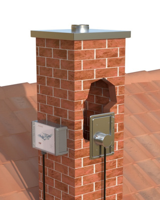 Problemlöser: Der Zumikron Ceramic kann in Schornsteinreinigungsverschlüsse im Außenbereich eingebaut werden.