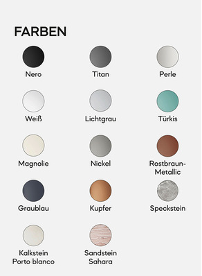 Die Farbpalette von   „Living-Fire“.