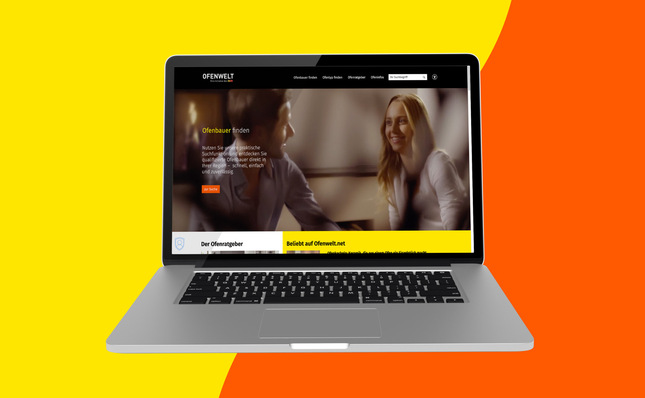 Neu aufgelegte Endkundenseite.